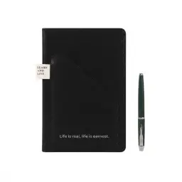 Pocket-Size PU Hardcover Notebook, A5, Ruled, 100 gsm Paper, 5 Colors thumbnail 9