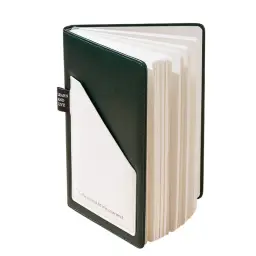 Pocket-Size PU Hardcover Notebook, A5, Ruled, 100 gsm Paper, 5 Colors thumbnail 5