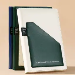 Pocket-Size PU Hardcover Notebook, A5, Ruled, 100 gsm Paper, 5 Colors thumbnail 4