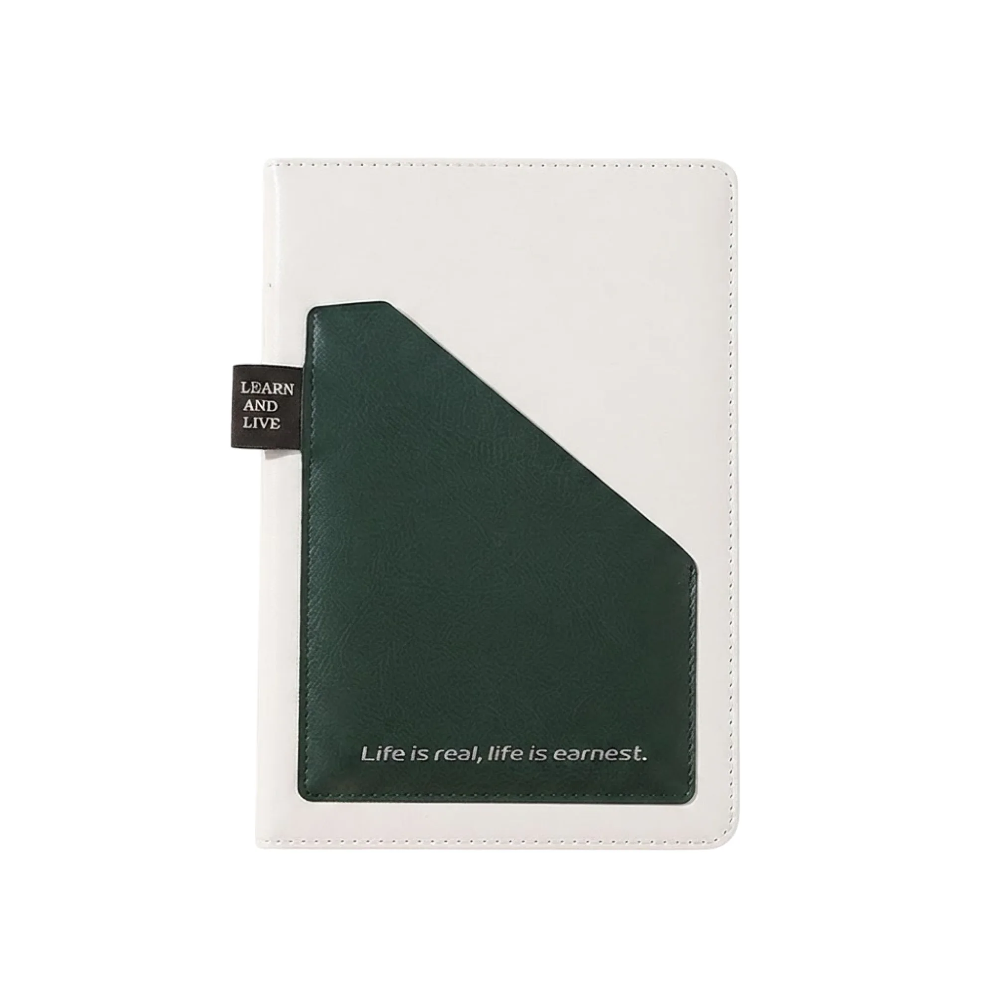 Pocket-Size PU Hardcover Notebook, A5, Ruled, 100 gsm Paper, 5 Colors — View 1