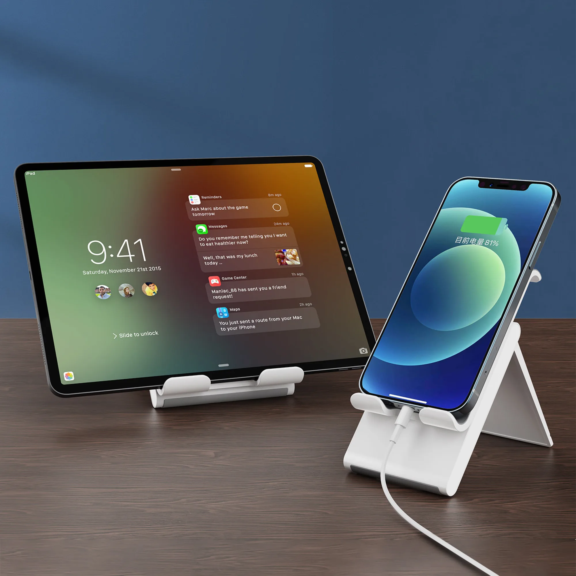 SAIJING S0 Foldable Desktop Phone and Tablet Stand thumbnail 3