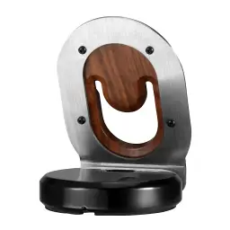 Magnetic Wireless Charging Phone Stand with Solid Wood Base thumbnail 5