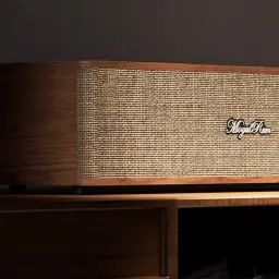 MogulRun 206L Retro Wooden Desktop Bluetooth Speaker thumbnail 3