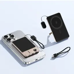 MagSafe Magnetic Wireless Power Bank with Built-in Stand thumbnail 8