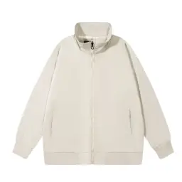 Casual Stand-Collar Zip-Up Jacket with Loose Fit thumbnail 9
