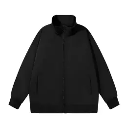 Casual Stand-Collar Zip-Up Jacket with Loose Fit thumbnail 6