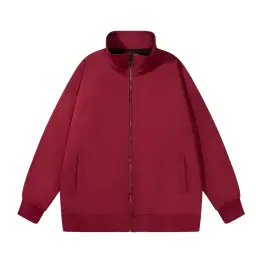 Casual Stand-Collar Zip-Up Jacket with Loose Fit thumbnail 8