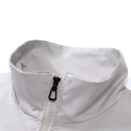 Casual Stand-Collar Zip-Up Jacket with Loose Fit thumbnail 3