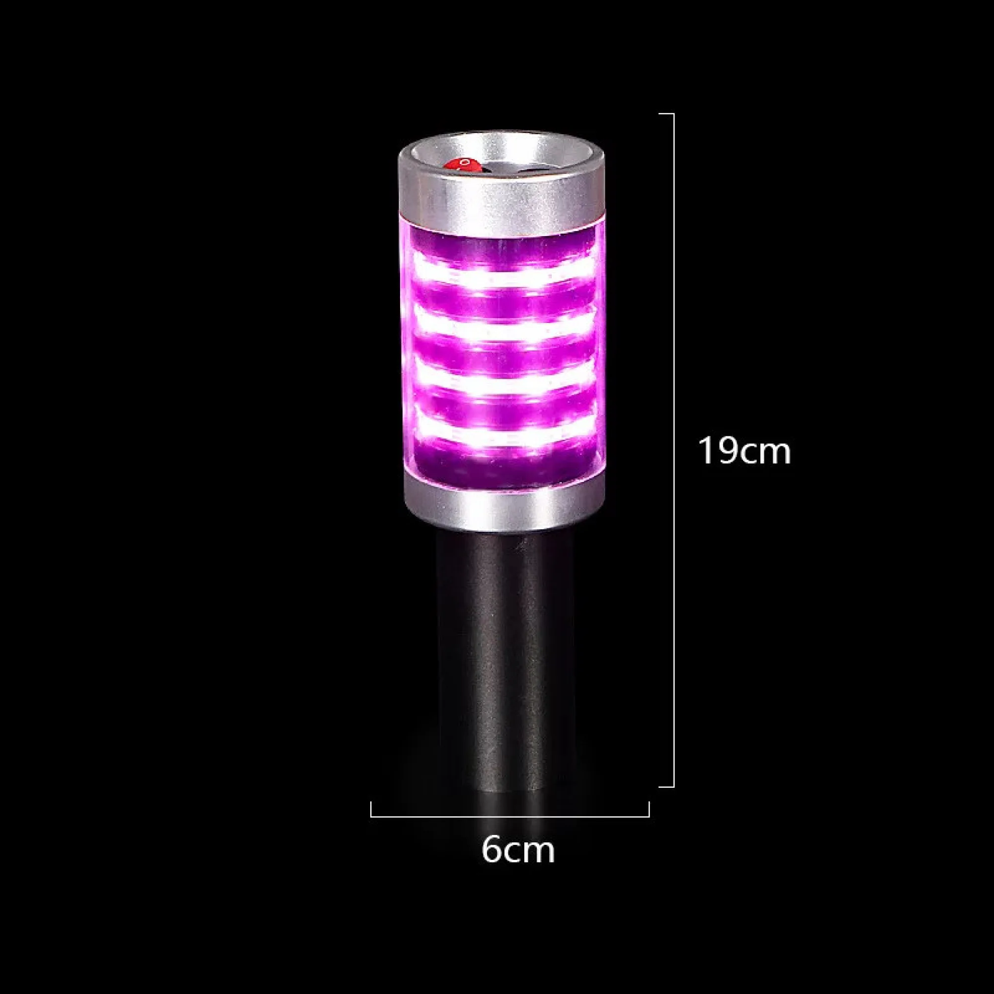 LED Glowing Flashing Bar Stick with Metal Grenade Design thumbnail 5