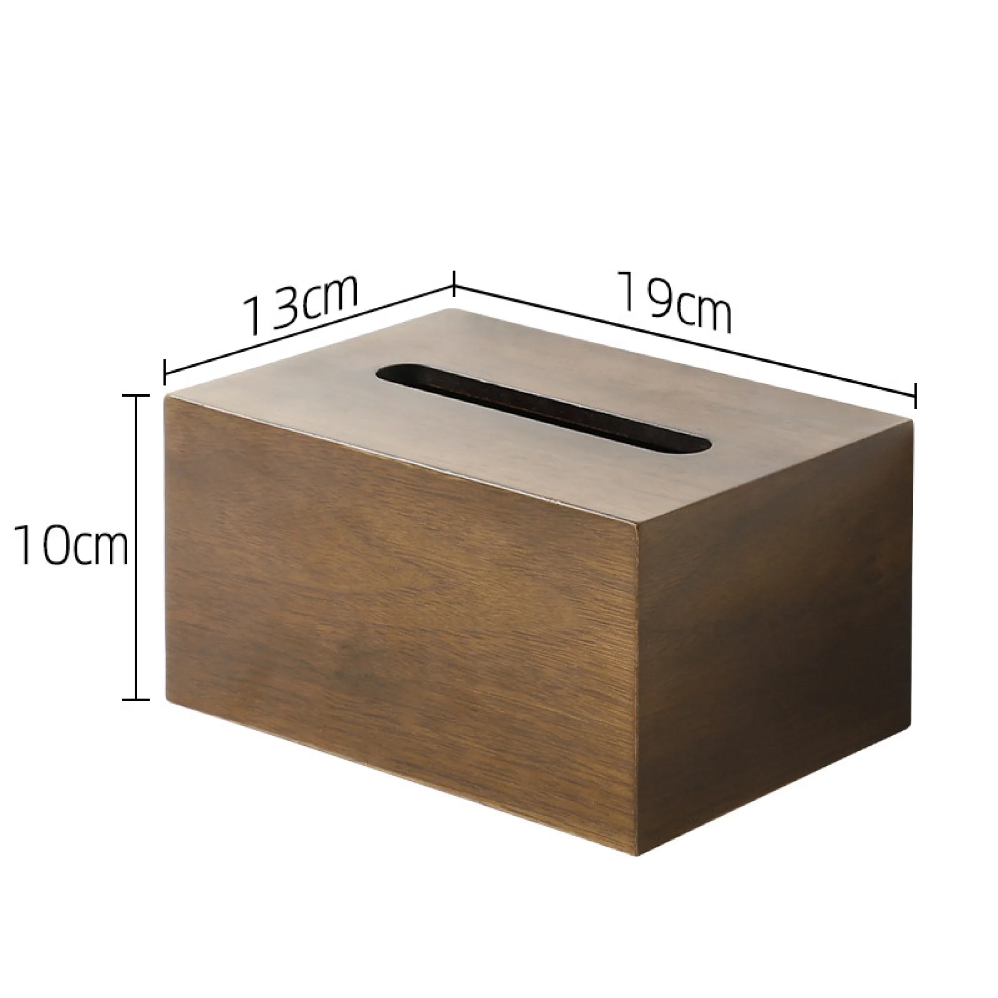 Walnut Wood Tissue Box with Multi-Functional Storage thumbnail 4