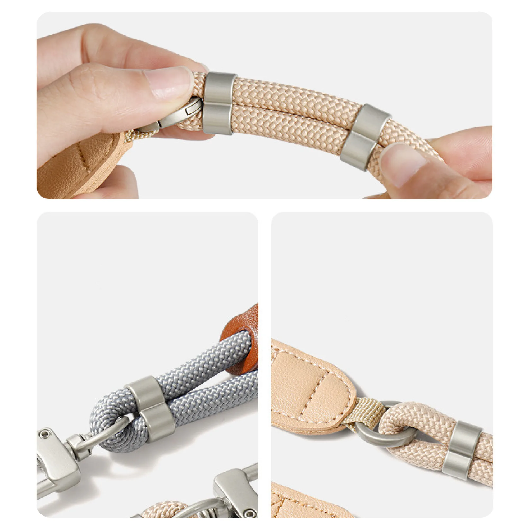 Adjustable Phone Lanyard Strap with Wide Shoulder Strap and Double Buckle Detachable Options thumbnail 5