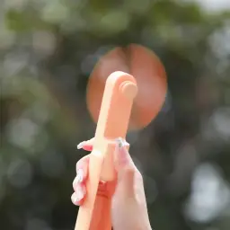 Portable Handheld and Desktop USB Rechargeable Mini Fan thumbnail 5