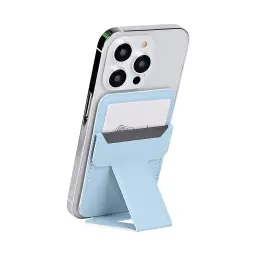 Magnetic Leather Card Holder with Foldable Stand for MagSafe-Compatible Phones thumbnail 8