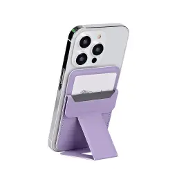 Magnetic Leather Card Holder with Foldable Stand for MagSafe-Compatible Phones thumbnail 9