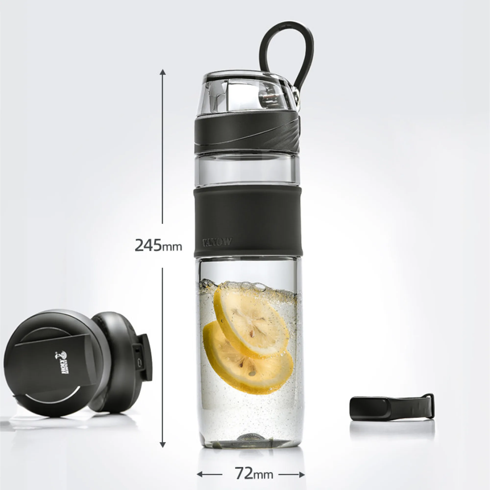 Vanow Tritan Sports Water Bottle 650ml with One-Touch Lid thumbnail 9
