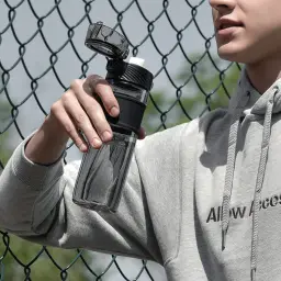 Vanow Tritan Sports Water Bottle 650ml with One-Touch Lid thumbnail 3