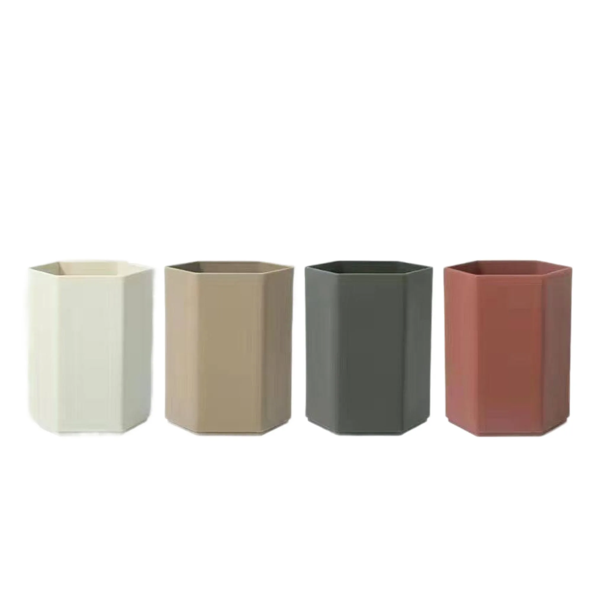 Hexagonal PP Pen Holder
