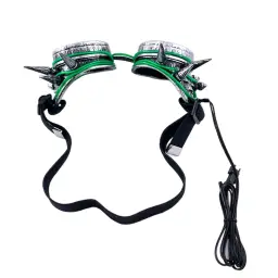 Steampunk LED Glow Goggles with EL Wire thumbnail 2