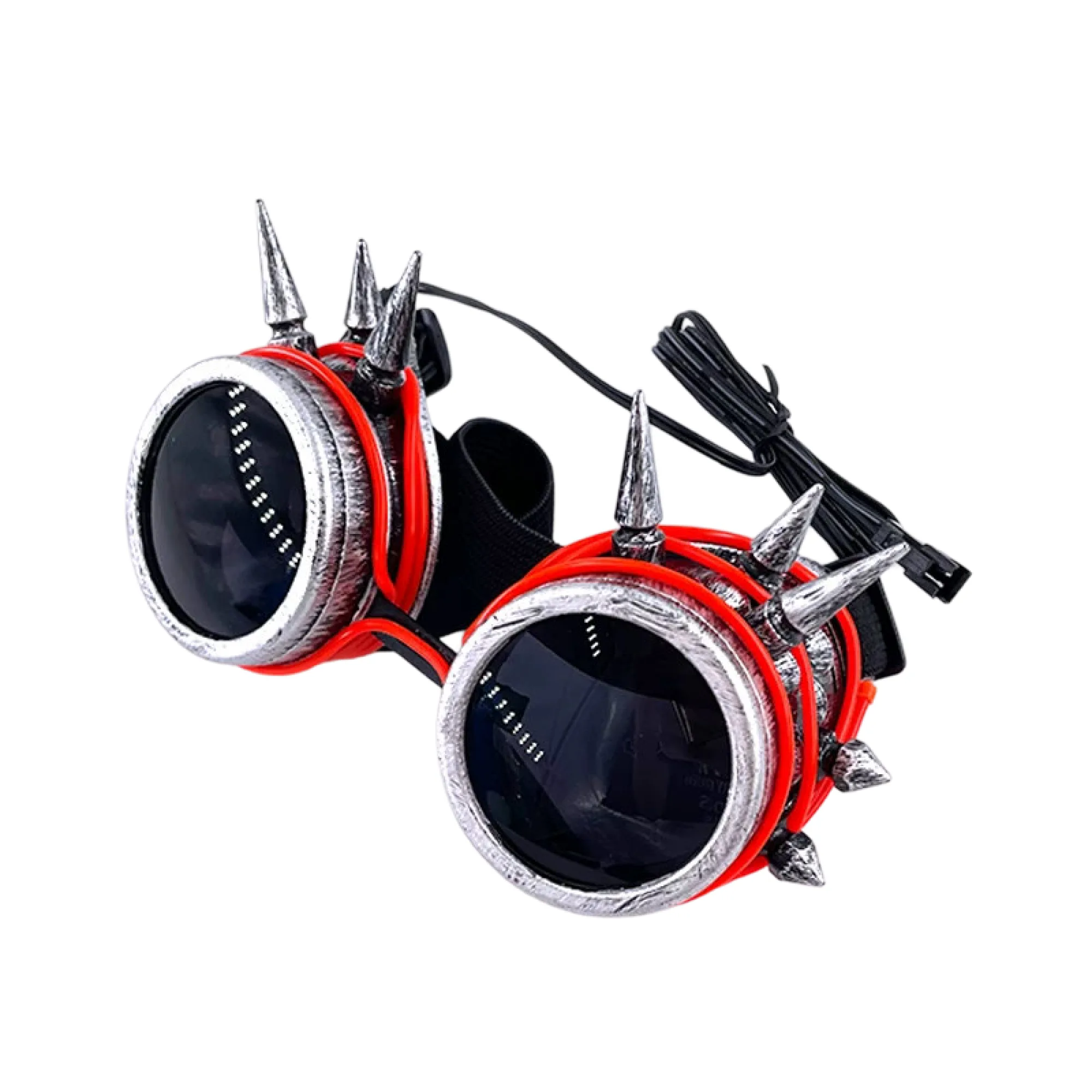 Steampunk LED Glow Goggles with EL Wire thumbnail 10