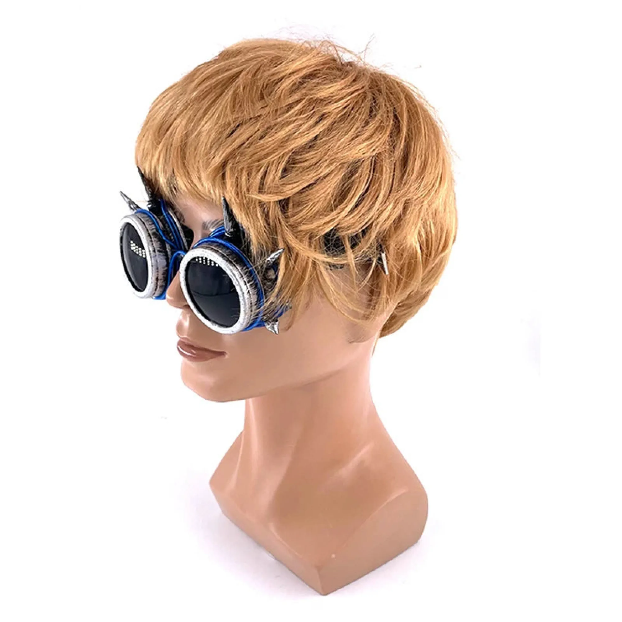 Steampunk LED Glow Goggles with EL Wire thumbnail 4