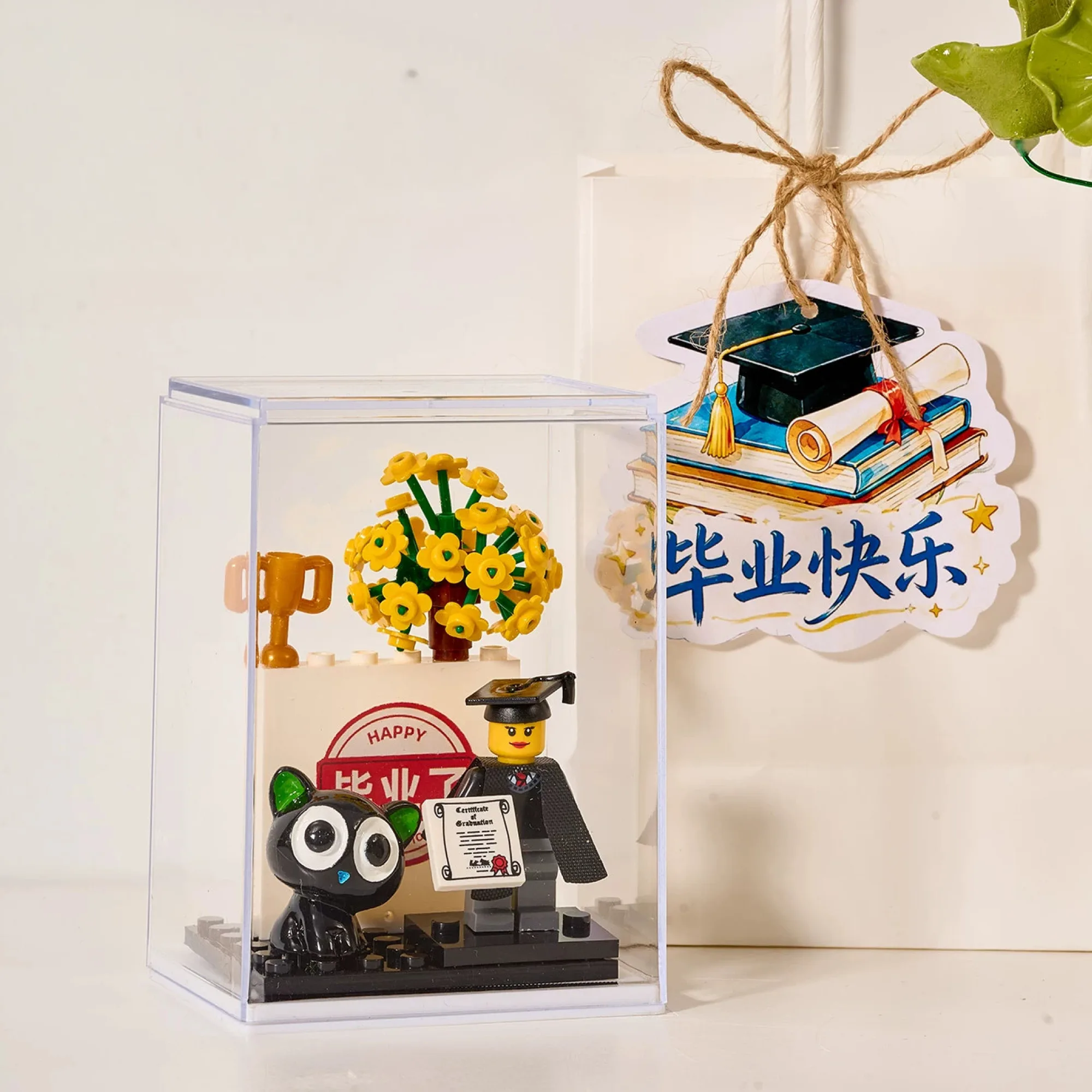 Graduation-Themed LEGO Building Block Ornament Set thumbnail 13