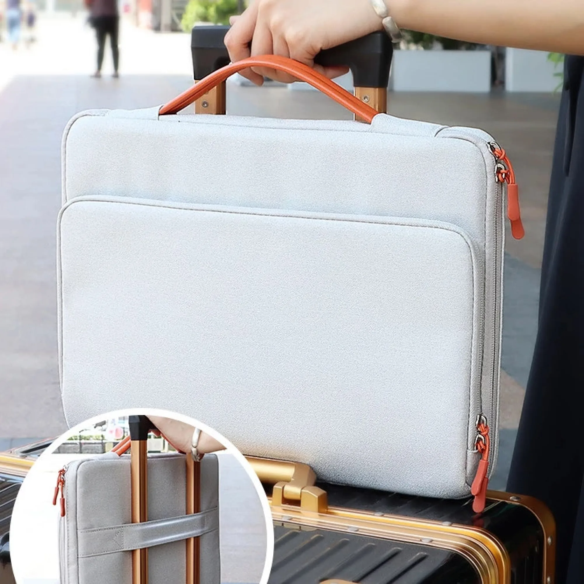 Waterproof Laptop Shoulder Bag / Handbag for 13.3-15.4 Inch Laptops thumbnail 4