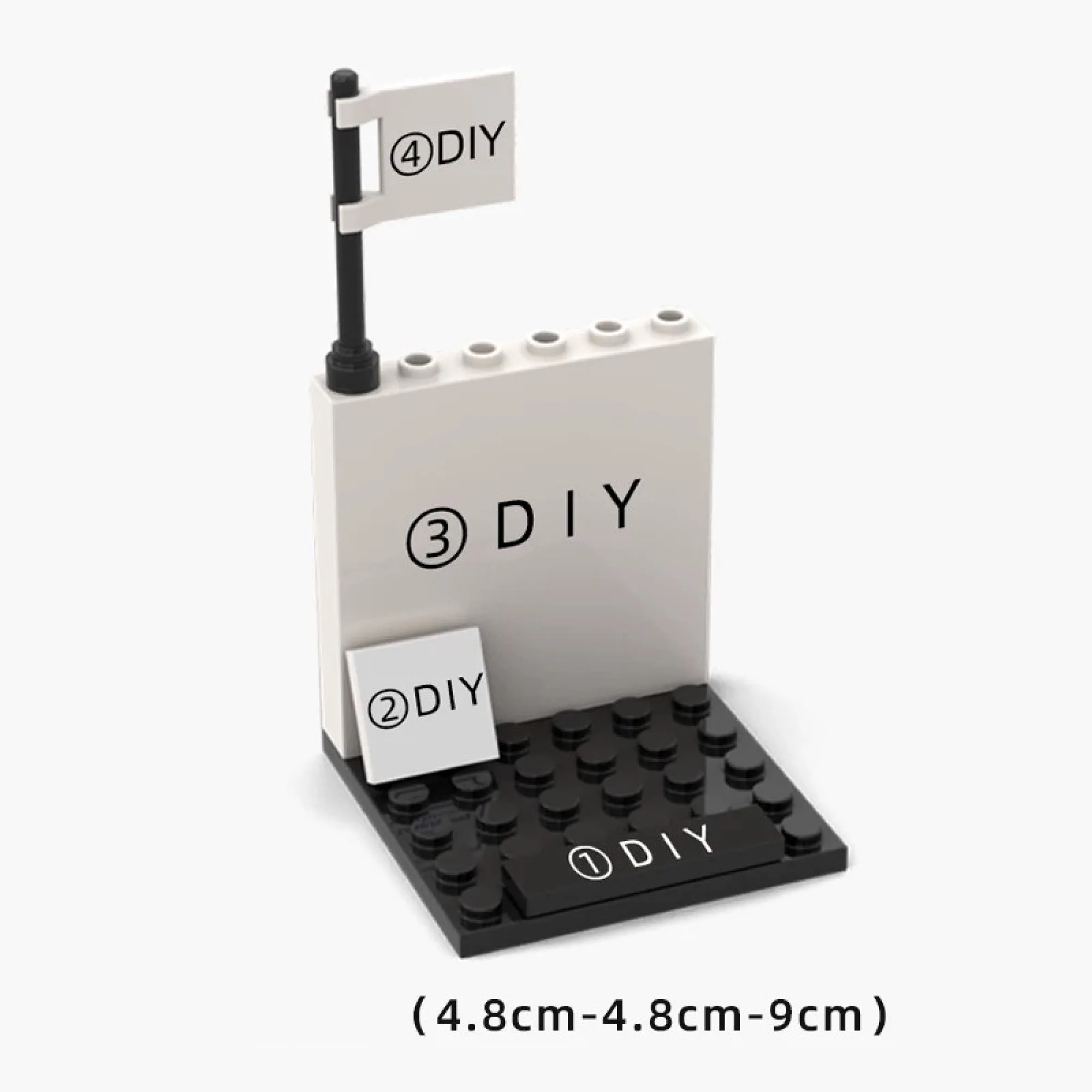 Graduation-Themed Plastic Figurine Display Stand Set thumbnail 3