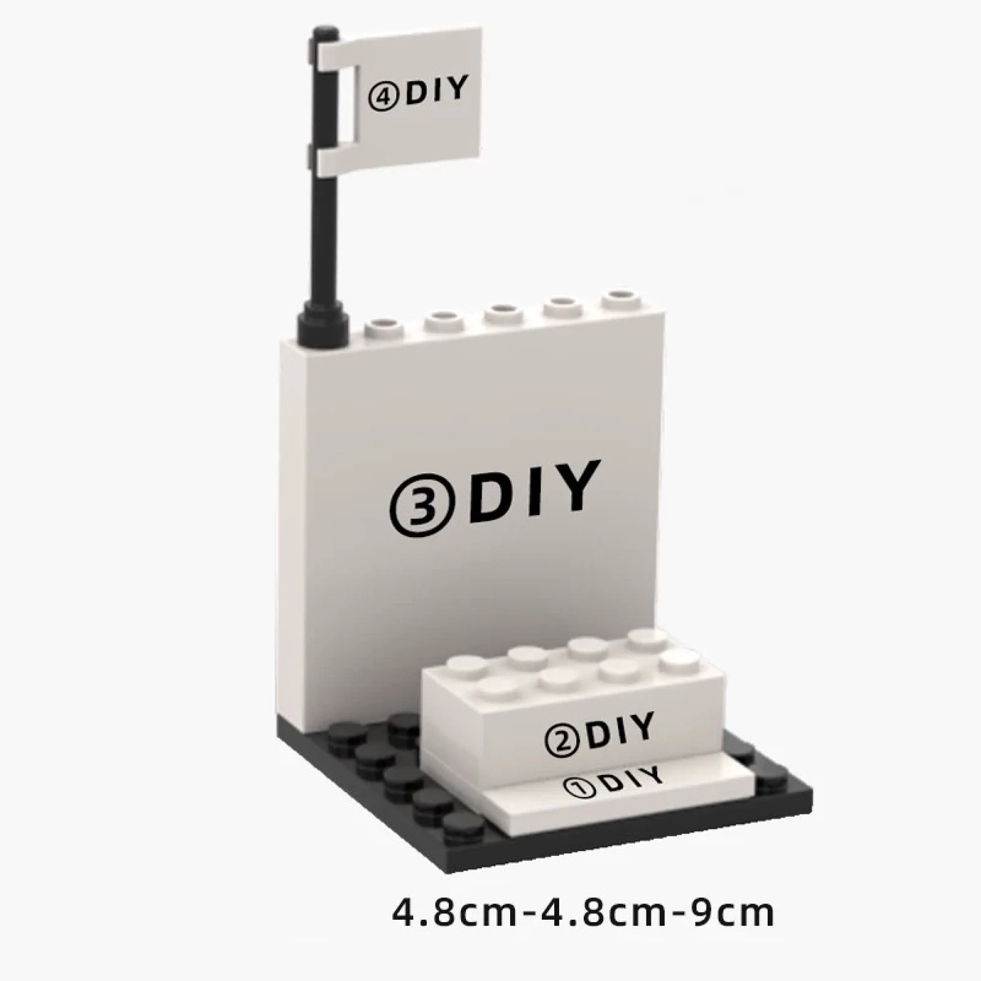Graduation-Themed Plastic Figurine Display Stand Set thumbnail 5