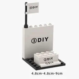 Graduation-Themed Plastic Figurine Display Stand Set thumbnail 5