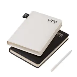 A5 Hardcover PU Leather Notebook with Lined 100g Paper thumbnail 3