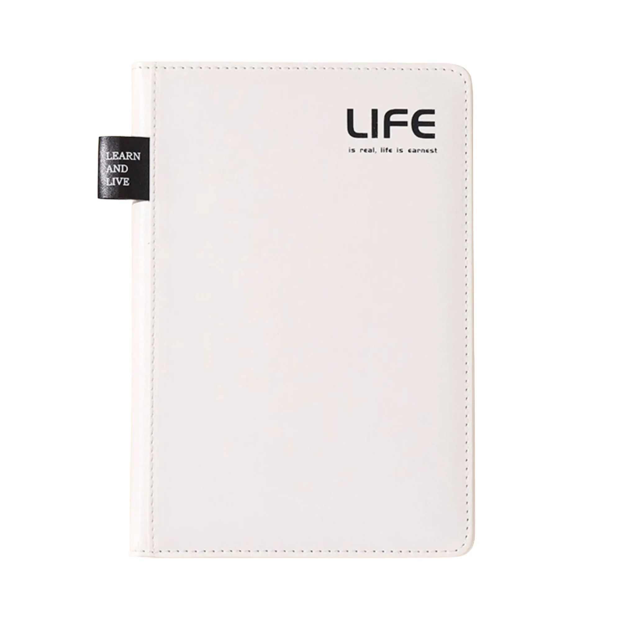 A5 Hardcover PU Leather Notebook with Lined 100g Paper