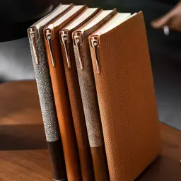 A5 Ruled Notebook with PU Softcover, Thread-Bound, 100 gsm Acid-Free Paper thumbnail 3