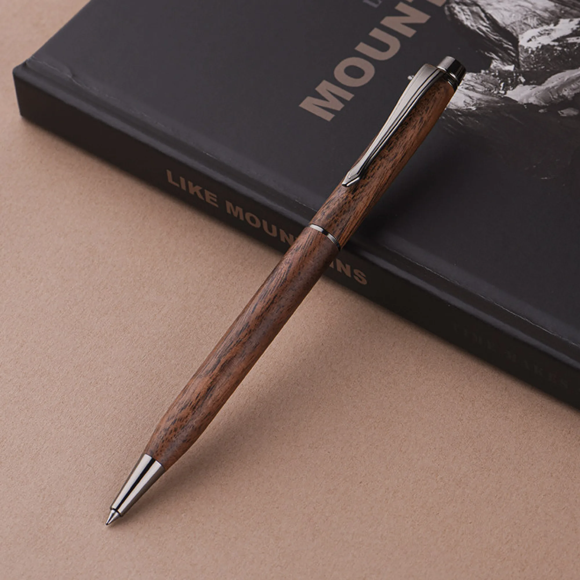 Solid Wood Rollerball Pen with G2 Refill thumbnail 5