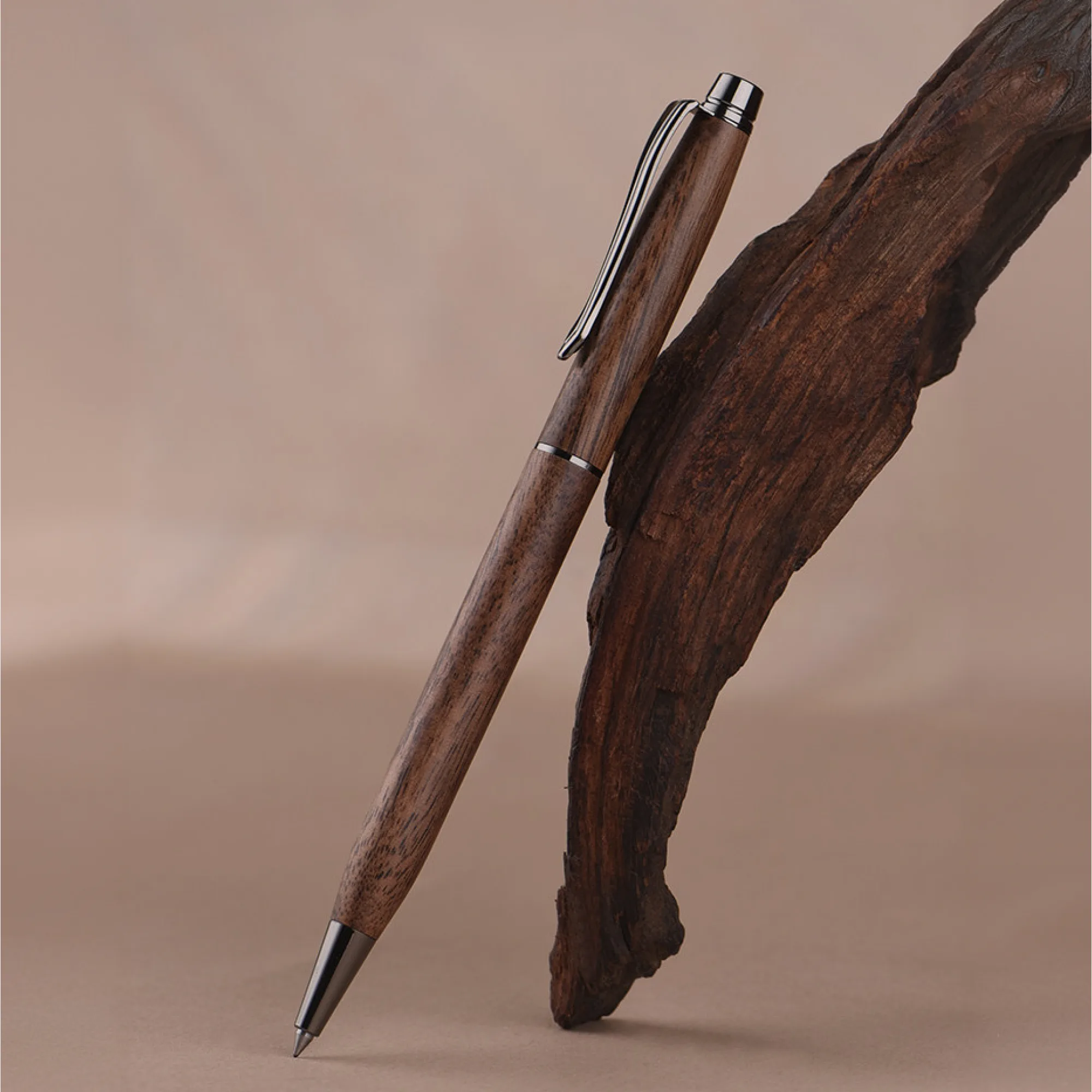 Solid Wood Rollerball Pen with G2 Refill thumbnail 2