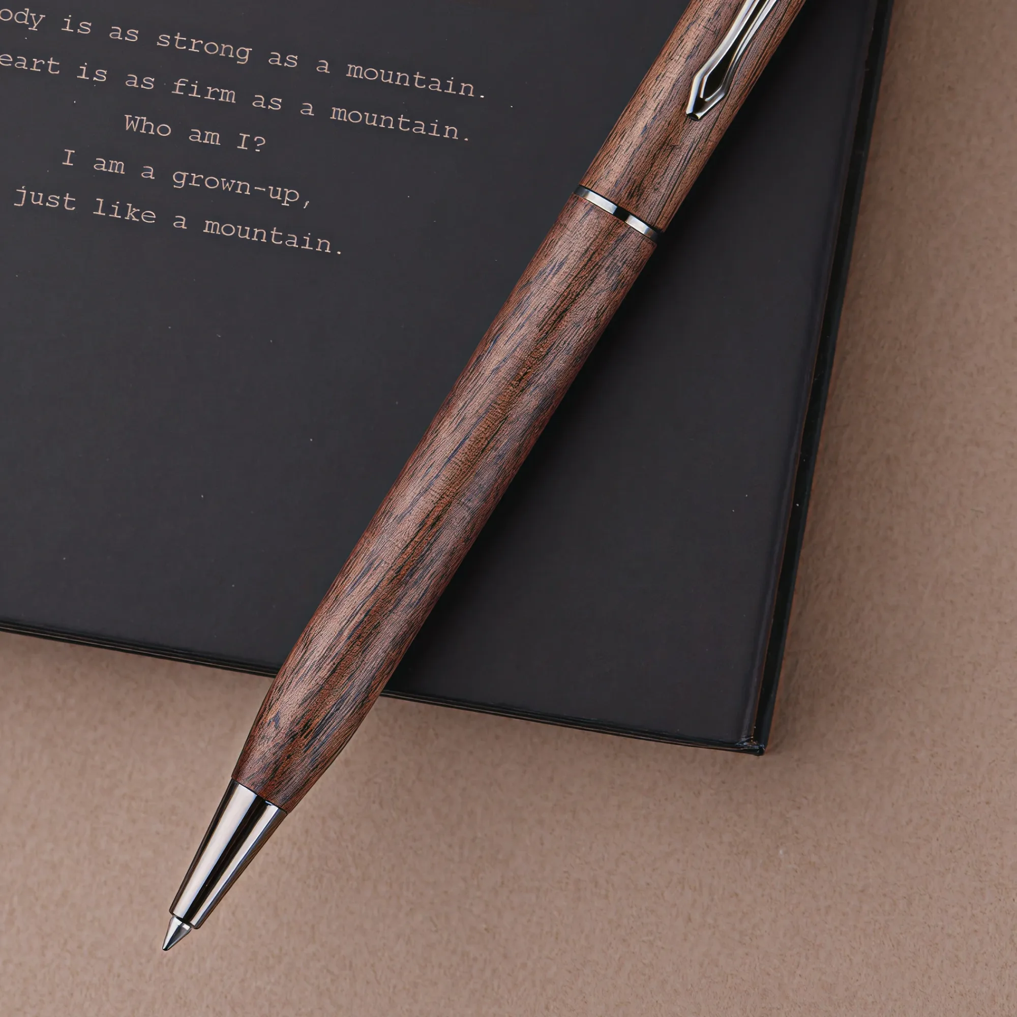 Solid Wood Rollerball Pen with G2 Refill thumbnail 3