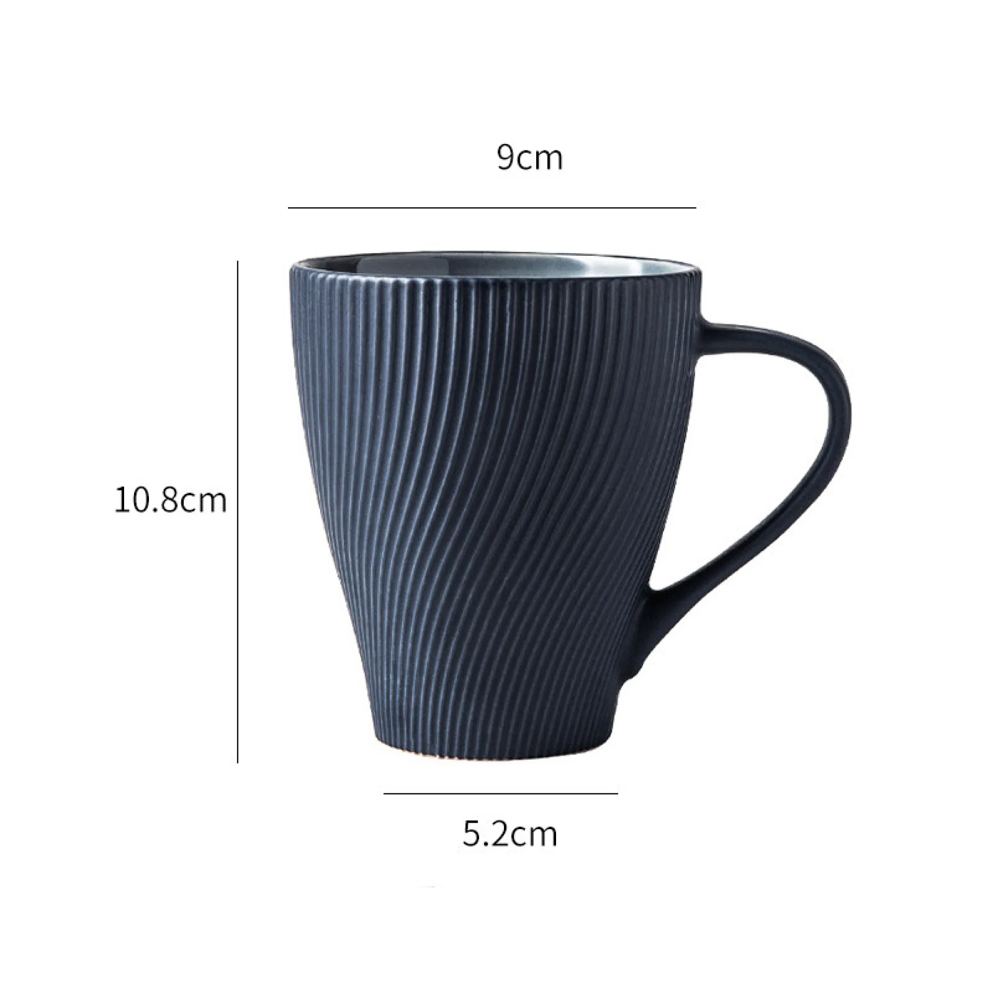 Ceramic Mug with Colored Glaze and Solid Color Finish thumbnail 9