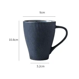 Ceramic Mug with Colored Glaze and Solid Color Finish thumbnail 9