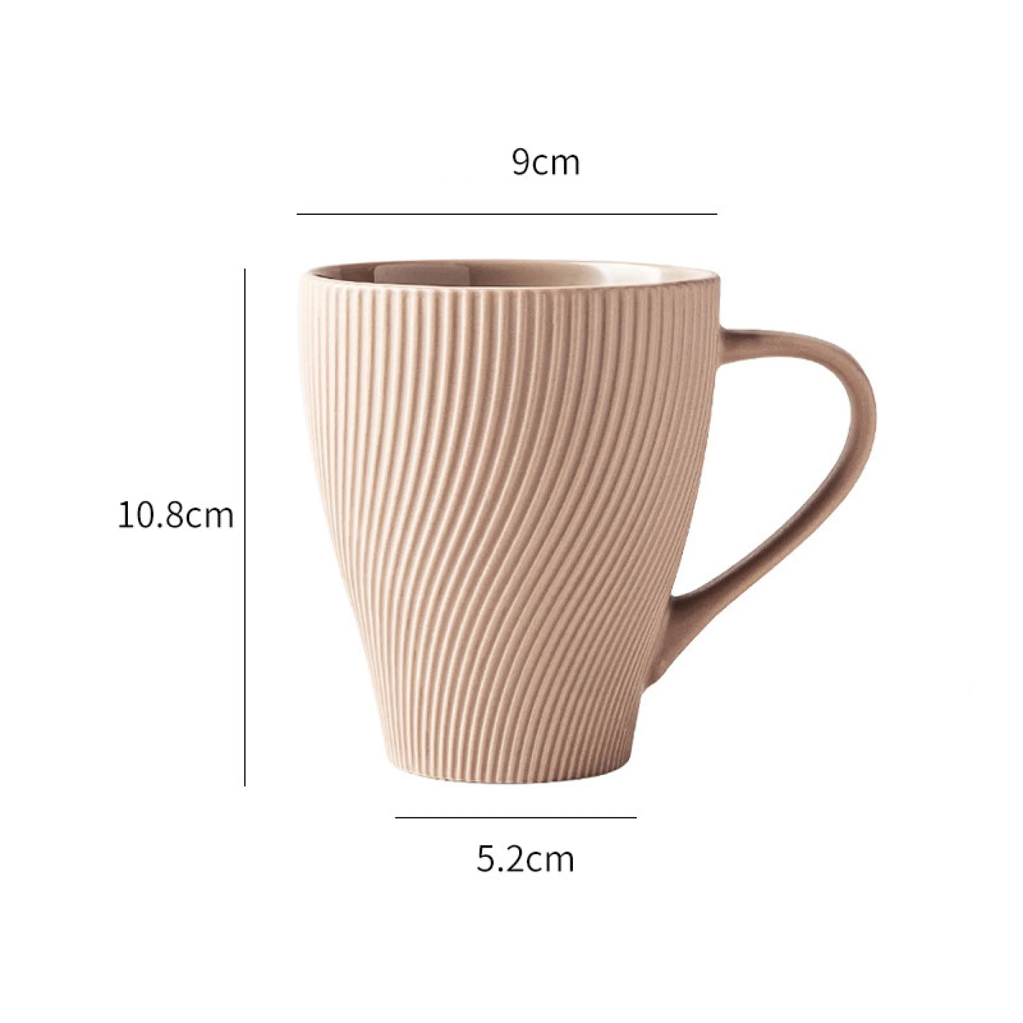 Ceramic Mug with Colored Glaze and Solid Color Finish thumbnail 8