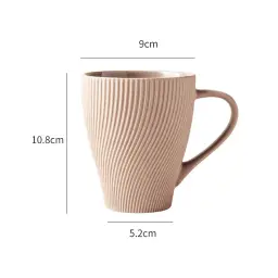 Ceramic Mug with Colored Glaze and Solid Color Finish thumbnail 8