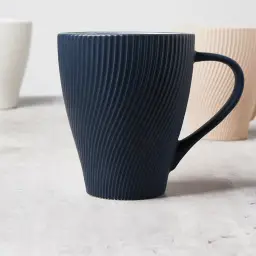 Ceramic Mug with Colored Glaze and Solid Color Finish thumbnail 4