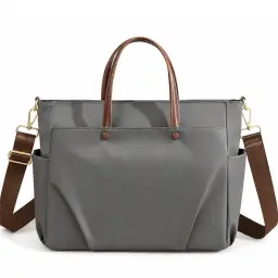 Nylon Laptop Tote Bag with Multiple Carrying Options thumbnail 9