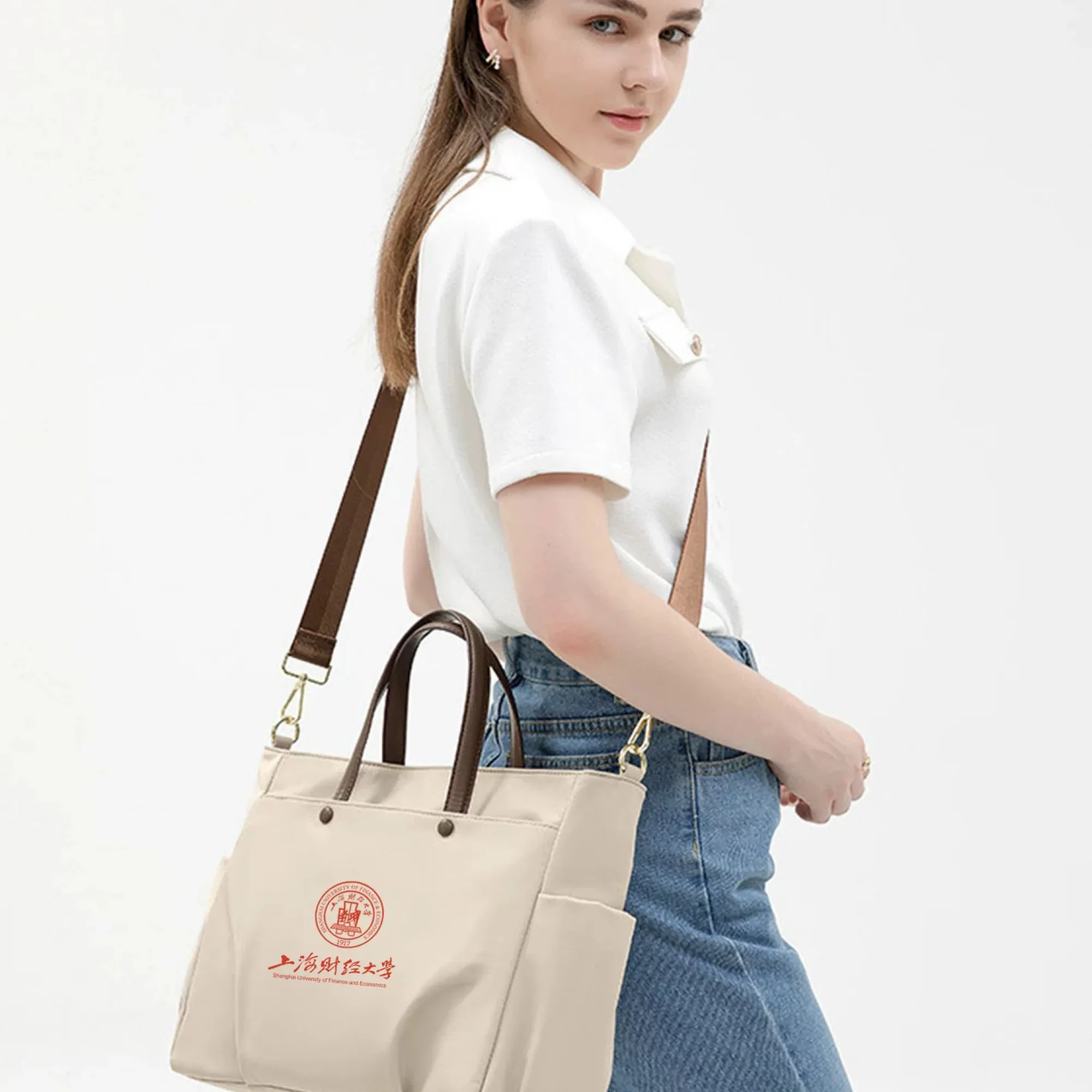 Nylon Laptop Tote Bag with Multiple Carrying Options thumbnail 3