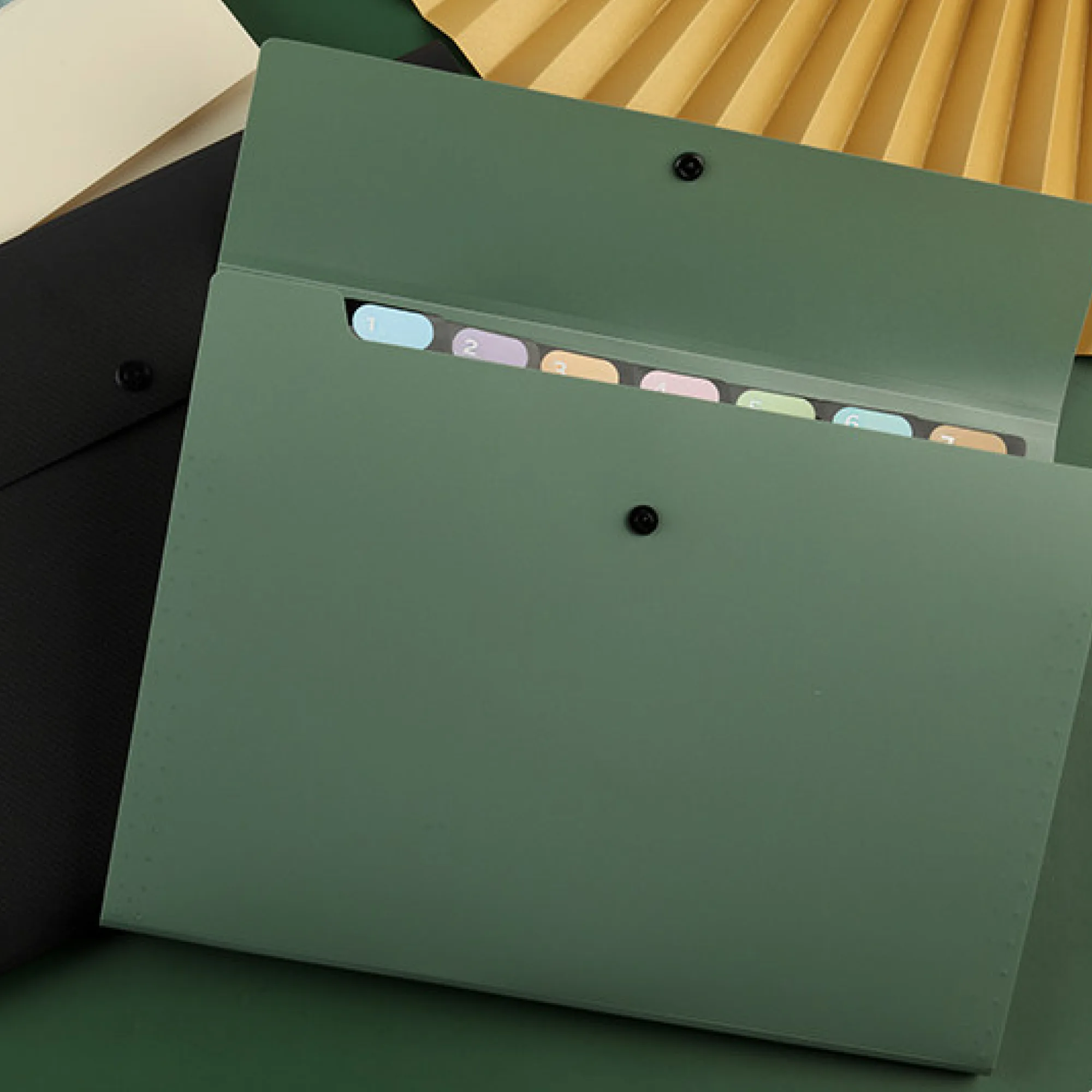 A4 Accordion Multi-Pocket Document Organizer Folder with 5 or 8 Pockets thumbnail 5