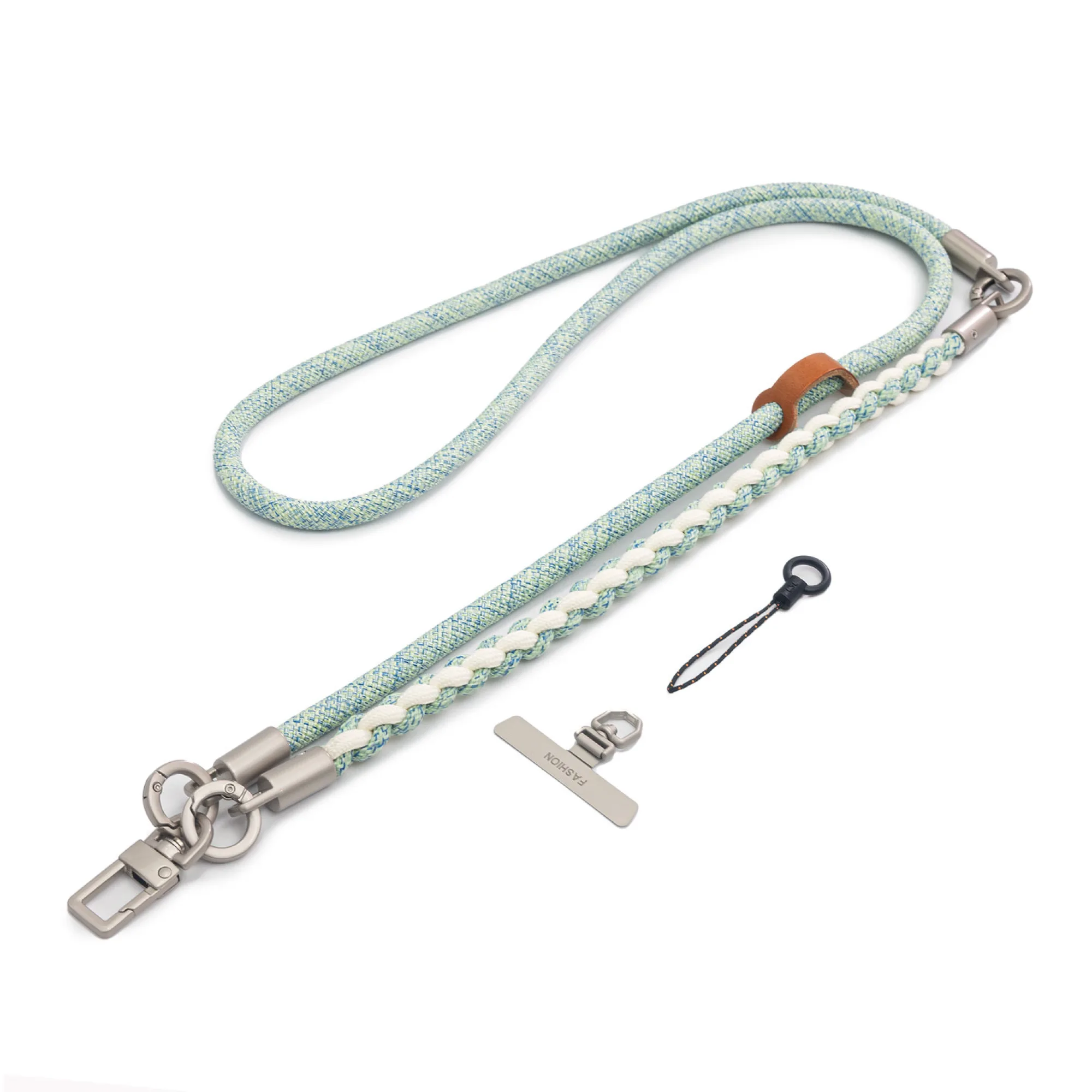 Three-in-One Nylon Braided Phone Lanyard Strap thumbnail 11