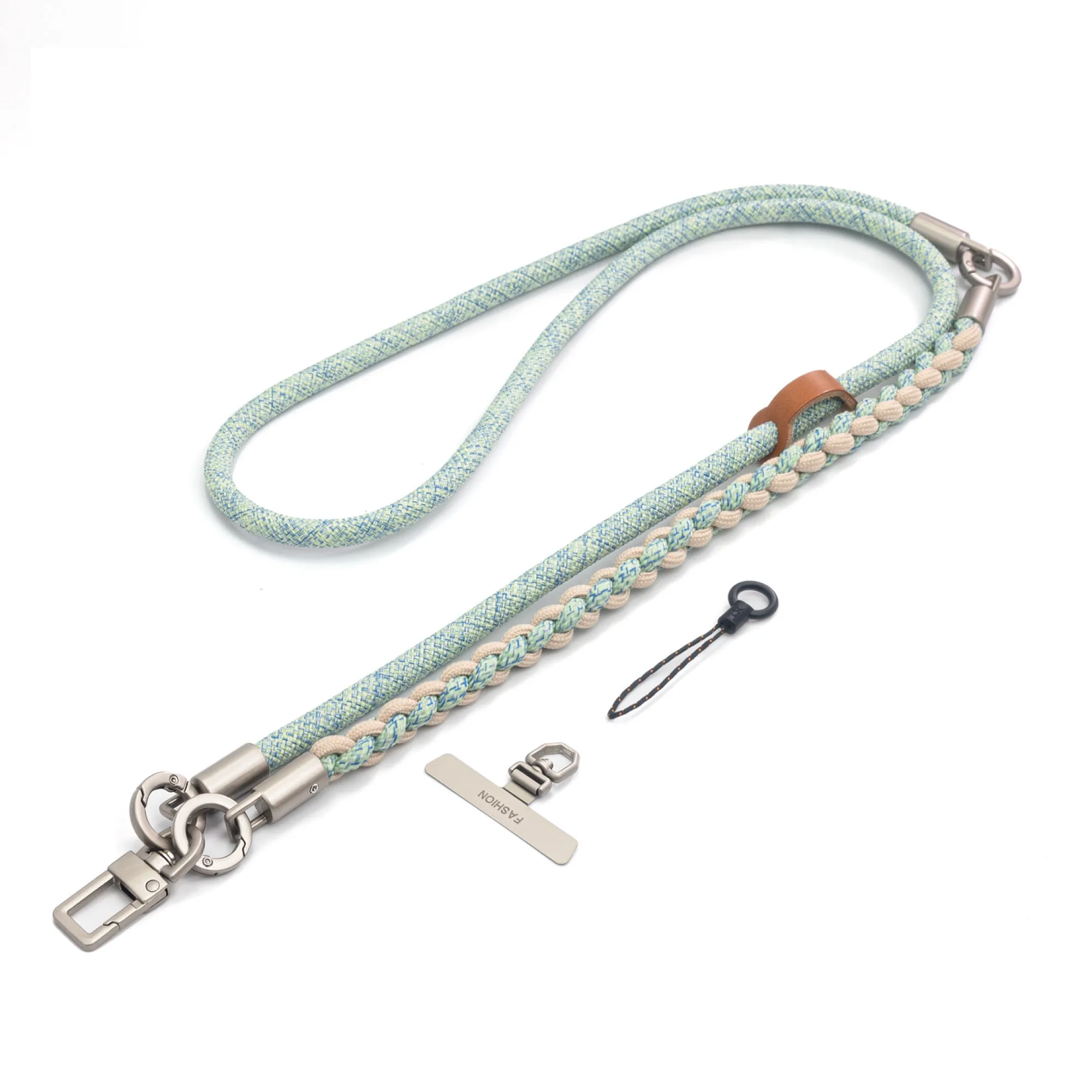 Three-in-One Nylon Braided Phone Lanyard Strap thumbnail 10