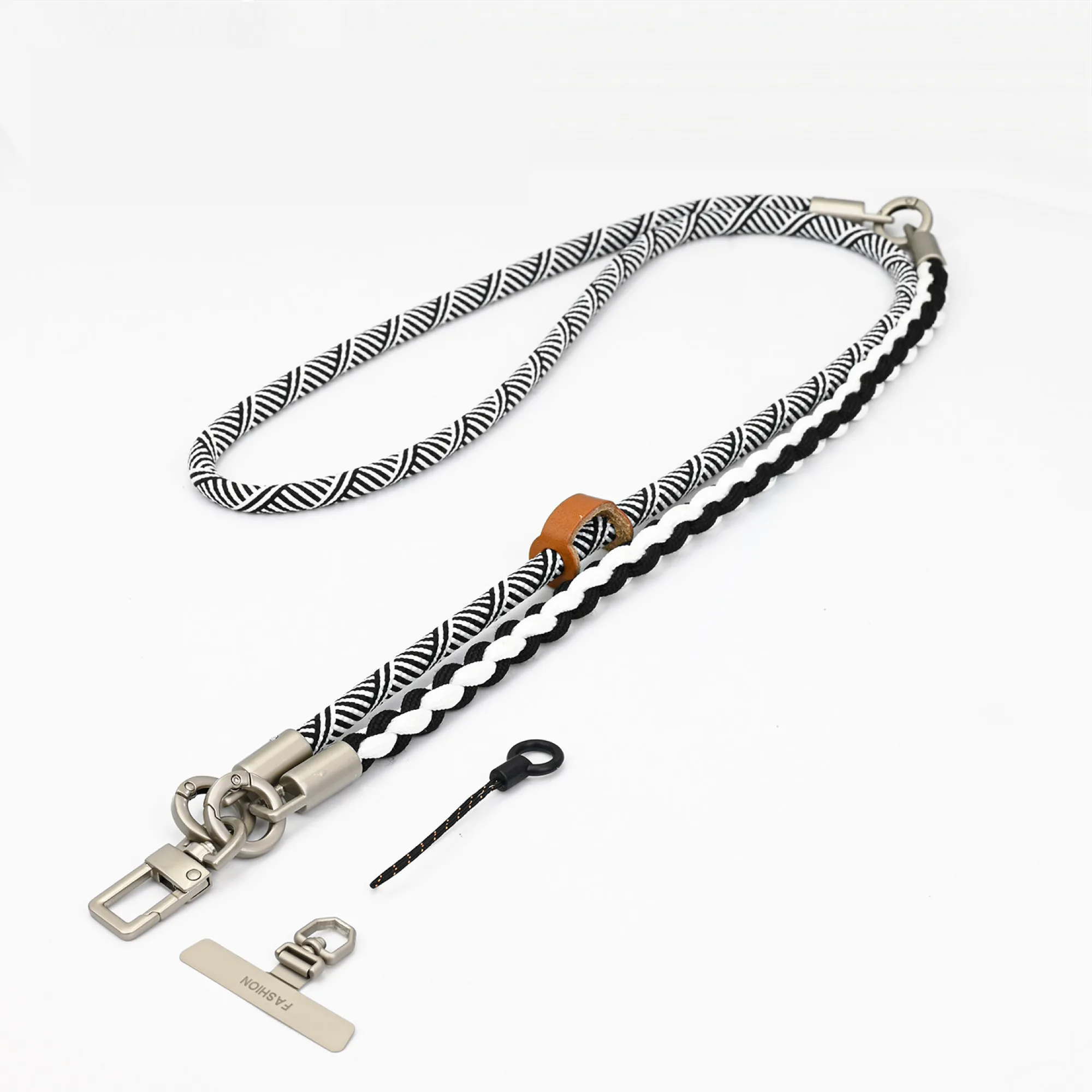 Three-in-One Nylon Braided Phone Lanyard Strap thumbnail 13