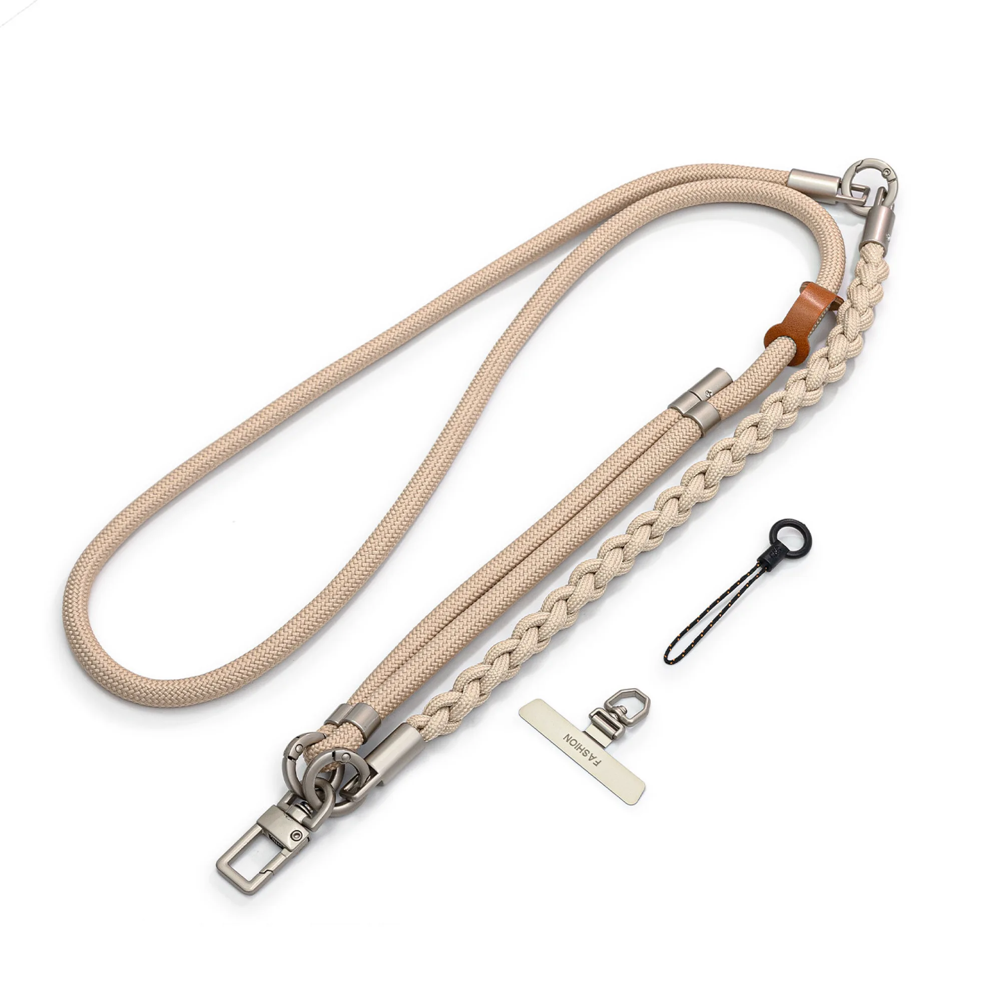 Three-in-One Nylon Braided Phone Lanyard Strap thumbnail 14