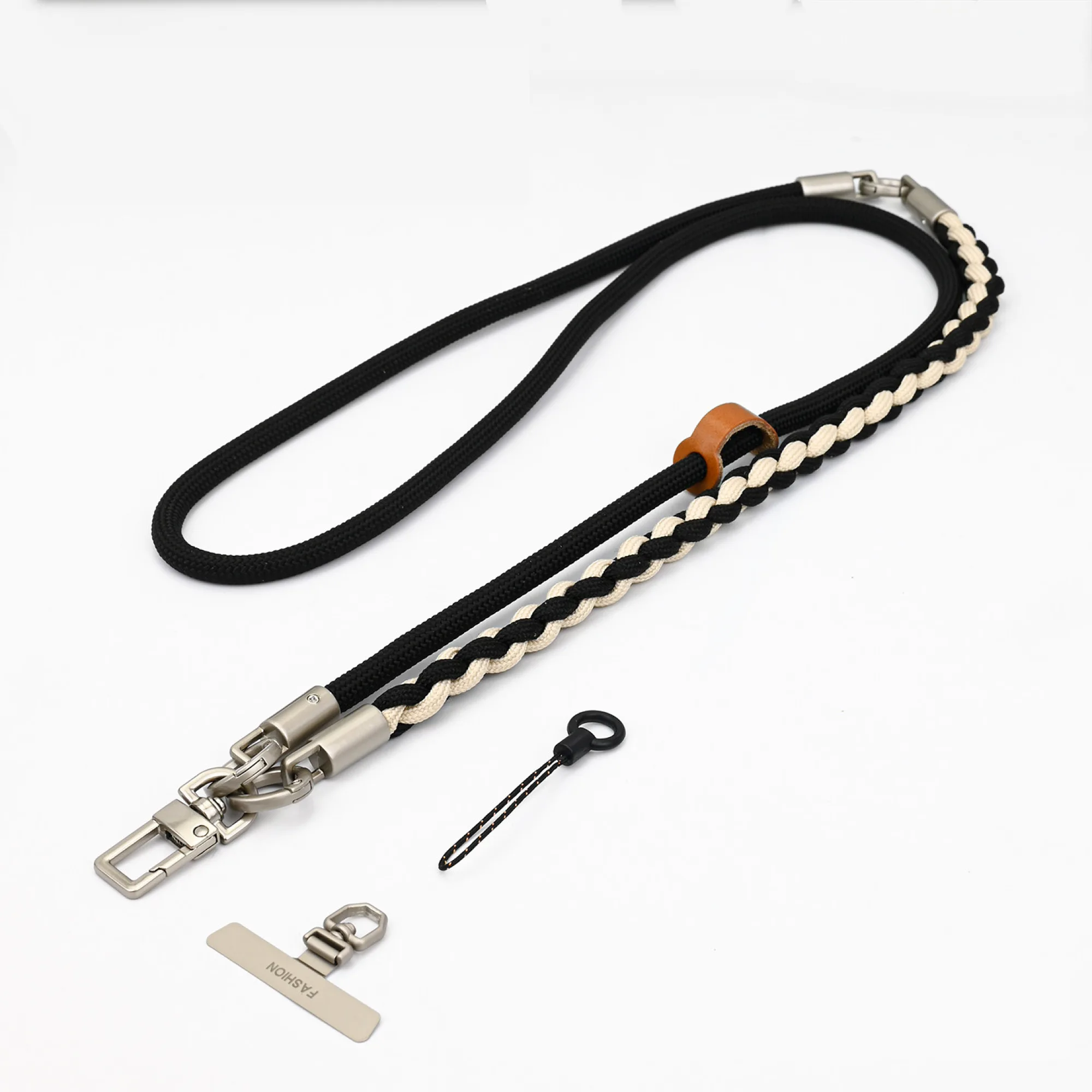 Three-in-One Nylon Braided Phone Lanyard Strap thumbnail 12