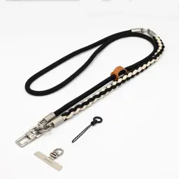 Three-in-One Nylon Braided Phone Lanyard Strap thumbnail 12