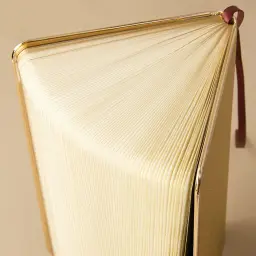 PU Hardcover B5 Ruled Notebook with Metal Corners thumbnail 4